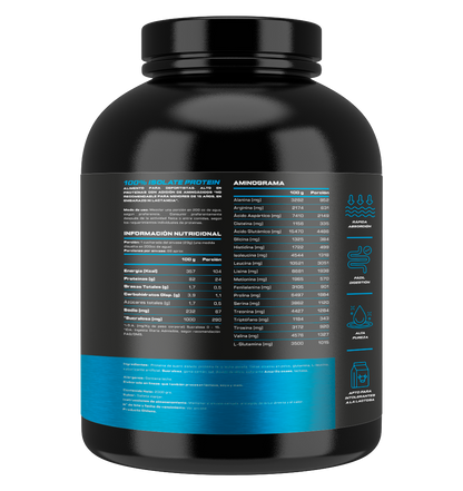 4Active 100% Isolate Protein 2 kg · 69-71 Porciones | 23-24 g de Proteína por Porción