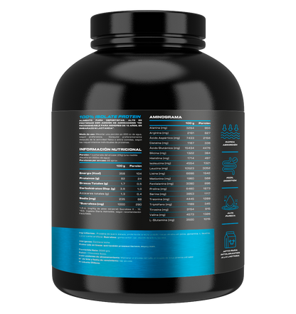 4Active 100% Isolate Protein 2 kg · 69-71 Porciones | 23-24 g de Proteína por Porción