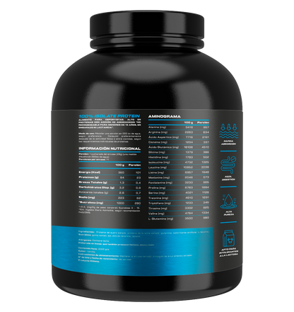 4Active 100% Isolate Protein 2 kg · 69-71 Porciones | 23-24 g de Proteína por Porción