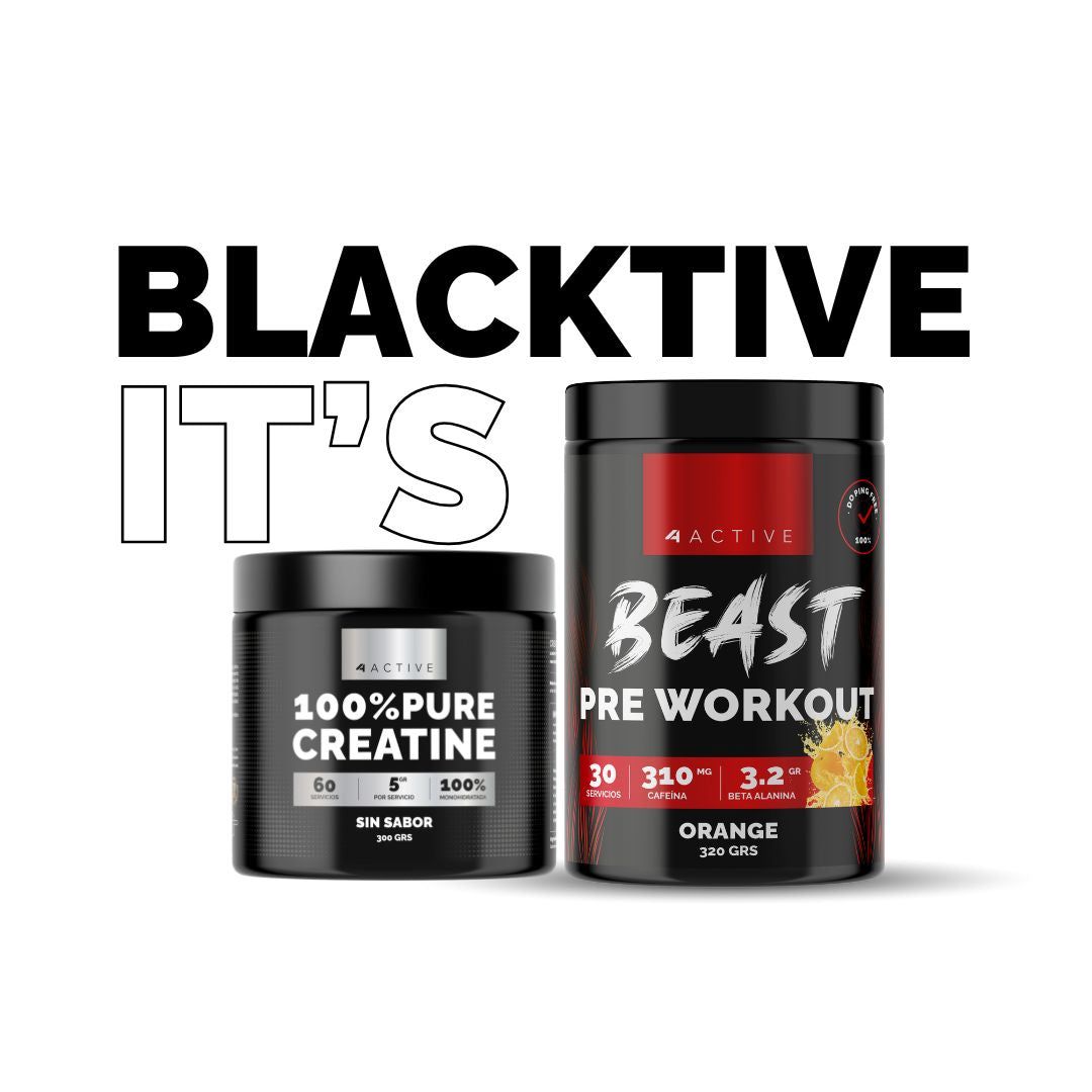 Packtive | 100% Pure Creatine + Beast Preworkout