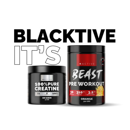 Packtive | 100% Pure Creatine + Beast Preworkout