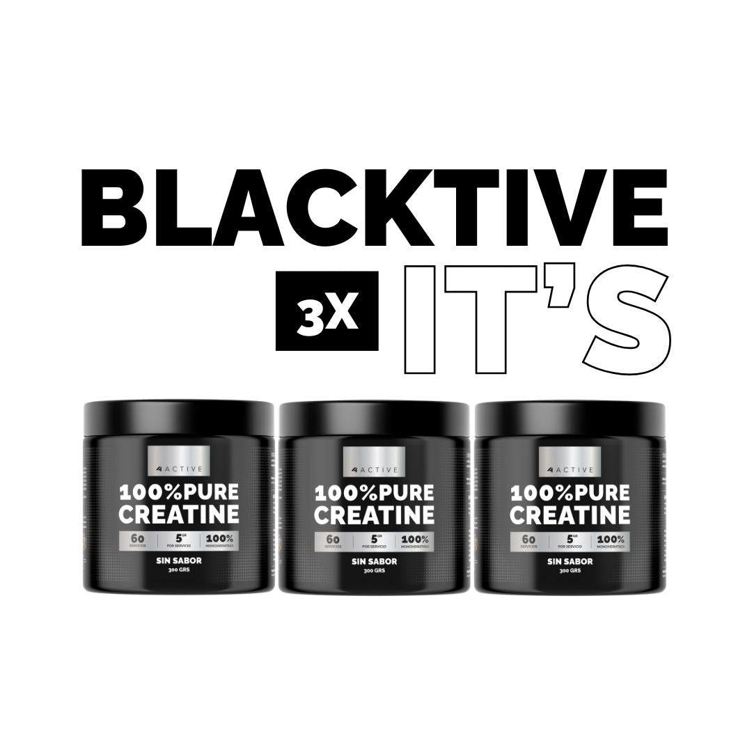 Packtive 3x | 100% Creatine Monohydrate 300 Grs