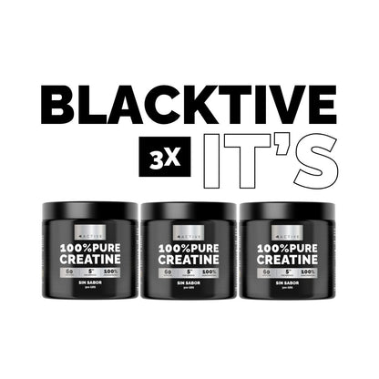 Packtive 3x | 100% Creatine Monohydrate 300 Grs
