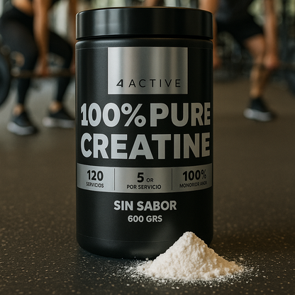 100% Pure Creatine Monohydrate 600 grs