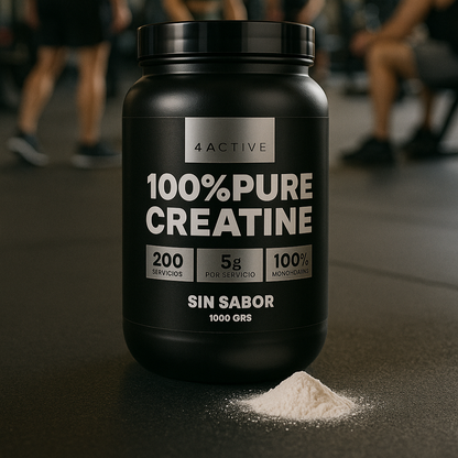 100% Pure Creatine Monohydrate 1000 grs