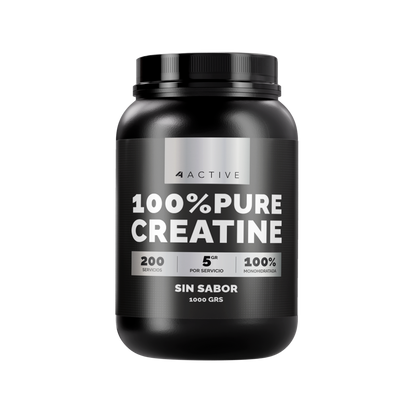 100% Pure Creatine Monohydrate 1000 grs