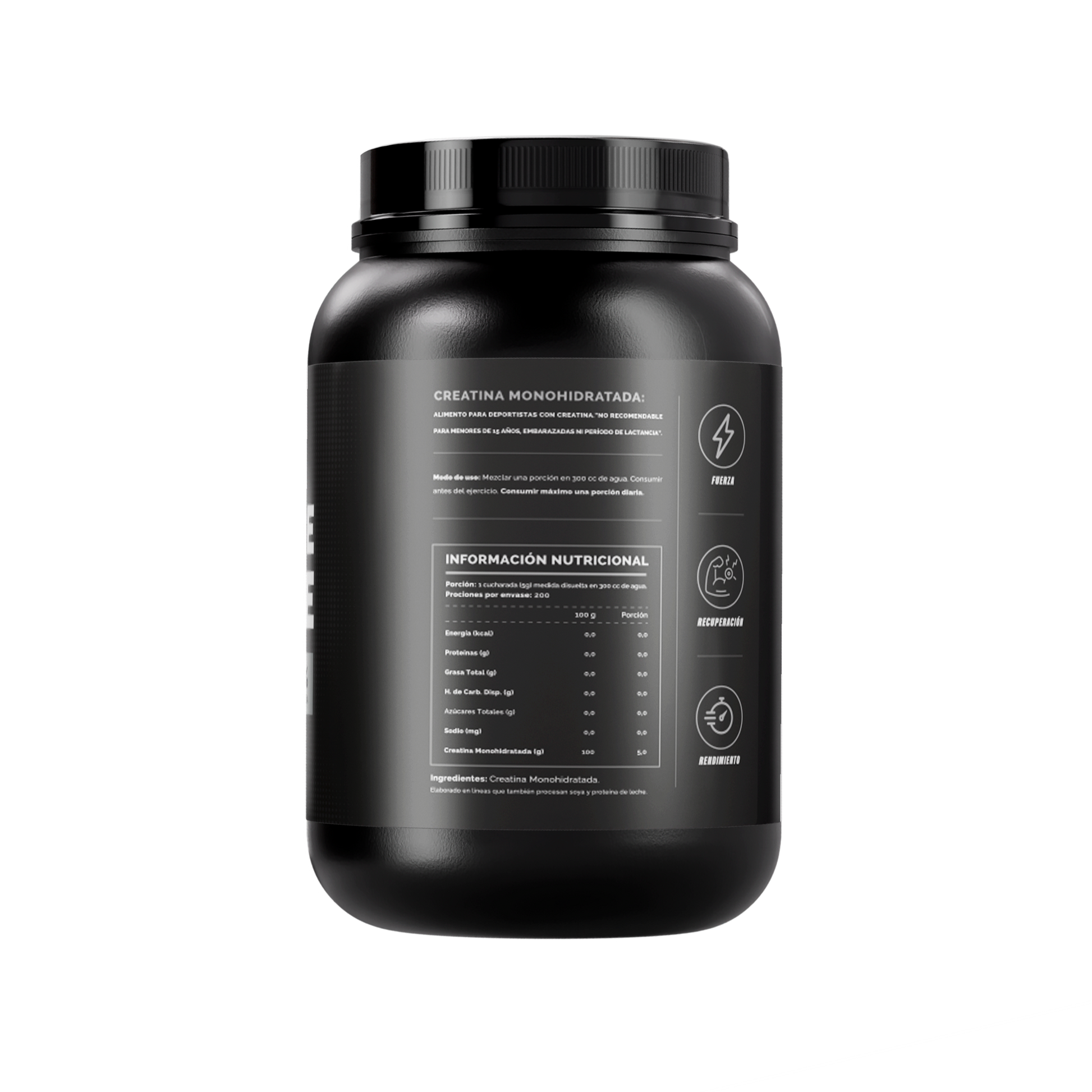 100% Pure Creatine Monohydrate 1000 grs