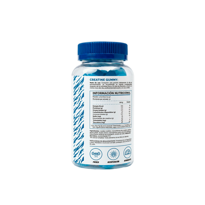 4Active Creatina en Gomitas | 30 Servicios · 3 gomitas por porción · 5g Creatina Monohidratada