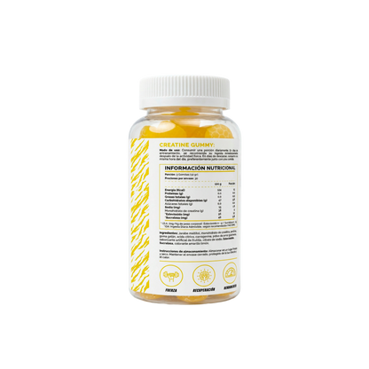 4Active Creatina en Gomitas | 30 Servicios · 3 gomitas por porción · 5g Creatina Monohidratada