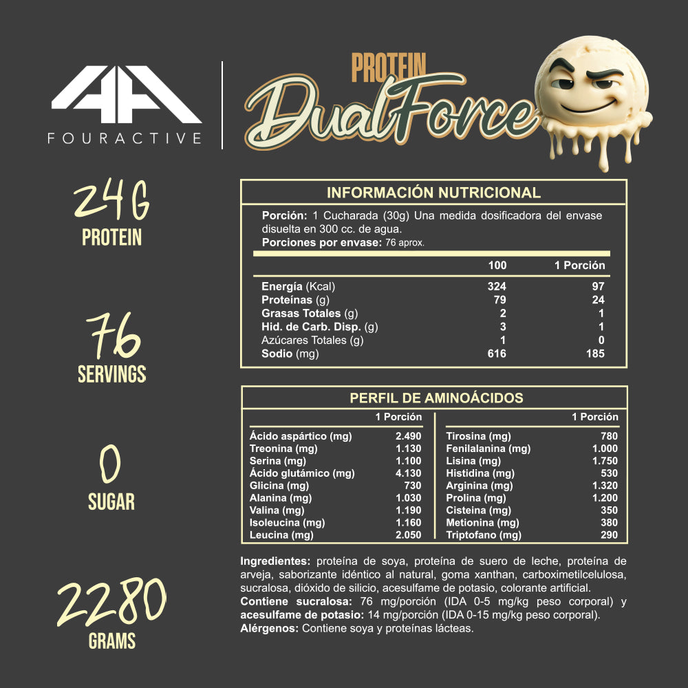 DualForce Vanilla Devotion 2280 grs - 4Active®