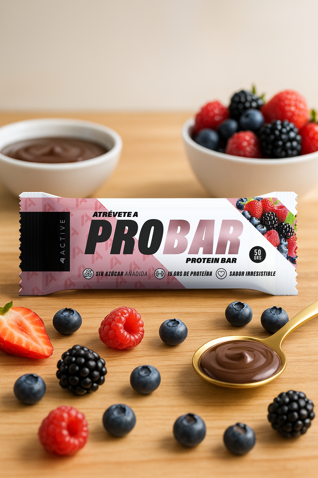 PROBAR Frutos Rojos Chocolate 16 un.