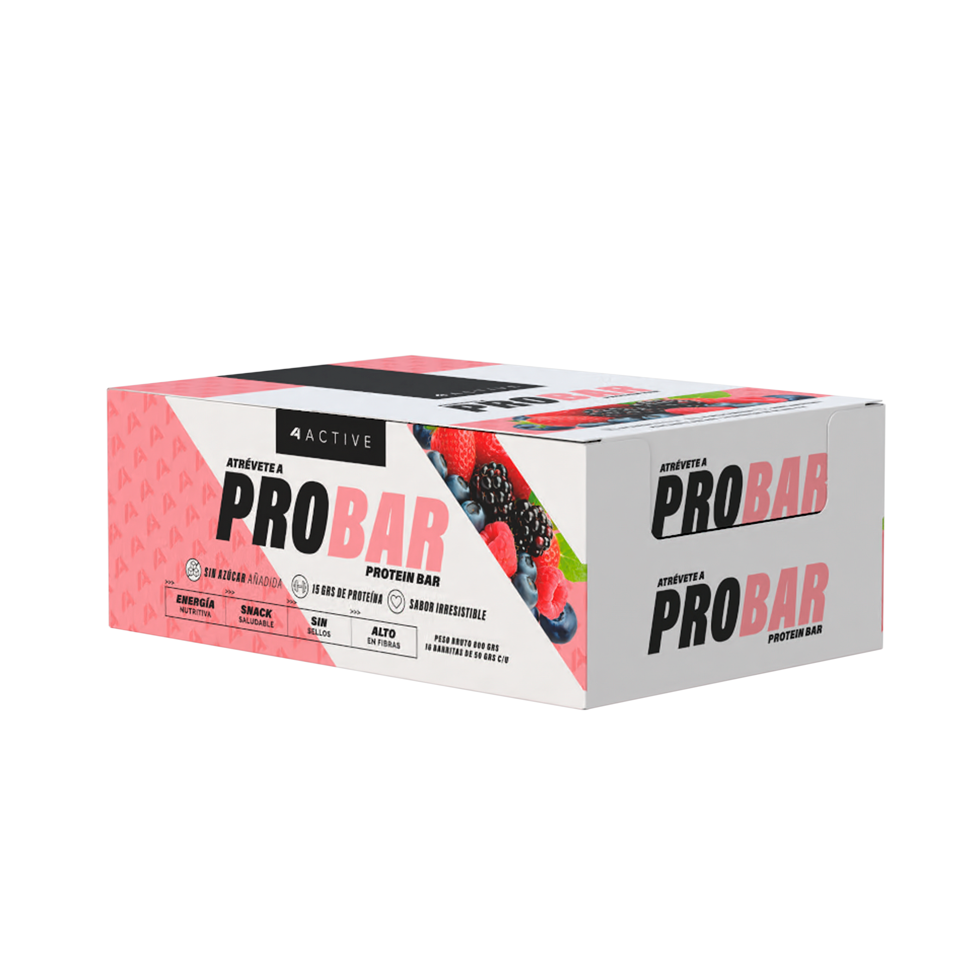 PROBAR Frutos rojos Chocolate 16 unidades