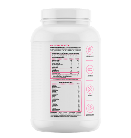4Active Protein Beauty+ Proteína 870g | 30 Servicios · 22g Proteína · Recuperación