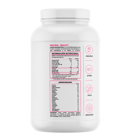 4Active Protein Beauty+ Proteína 870g | 30 Servicios · 22g Proteína · Recuperación