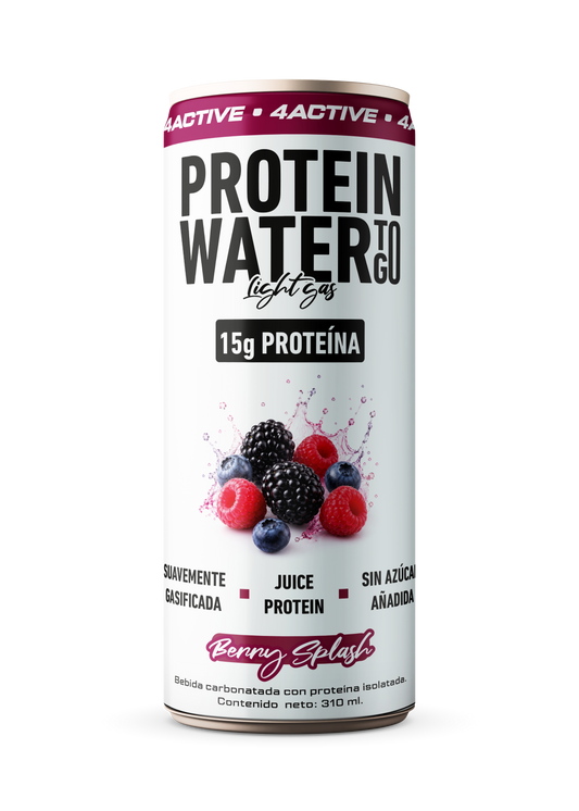 4Active Protein Water To Go Light Gas 15g Proteína 310 ml | Bebida Proteica