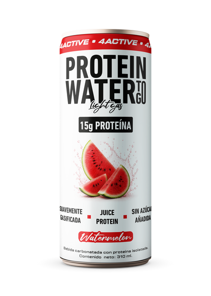 4Active Protein Water To Go Light Gas 15g Proteína 310 ml | Bebida Proteica
